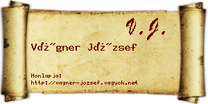 Vágner József névjegykártya